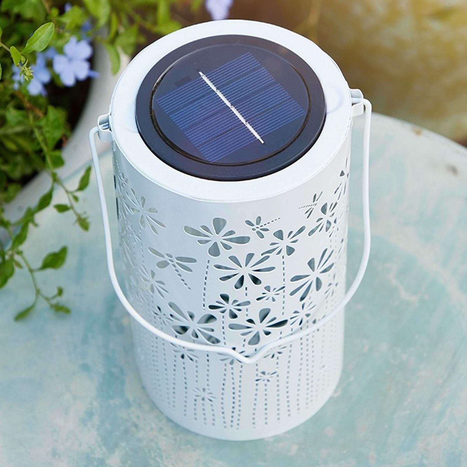Outdoor Lighting Pathway - Solar Hangings Lantern Waterproof Flower Lamps