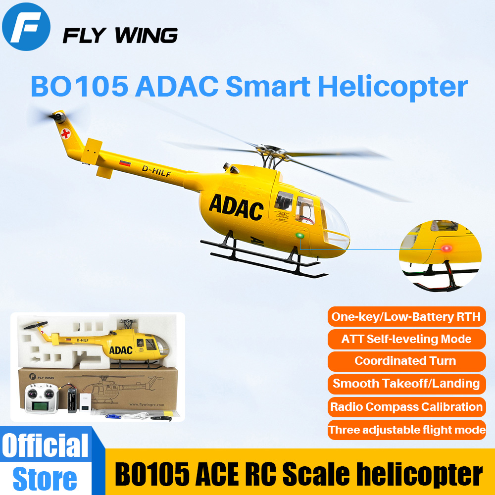 FLY WING BO105 Scale Helicopte - đánh giá và giá Outdoor Lighting Uk