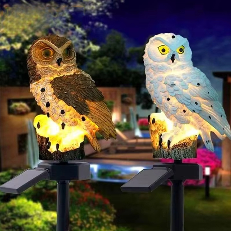 Solar Owl Garden Stake Lights  - đánh giá và giá Outdoor Lighting Effects