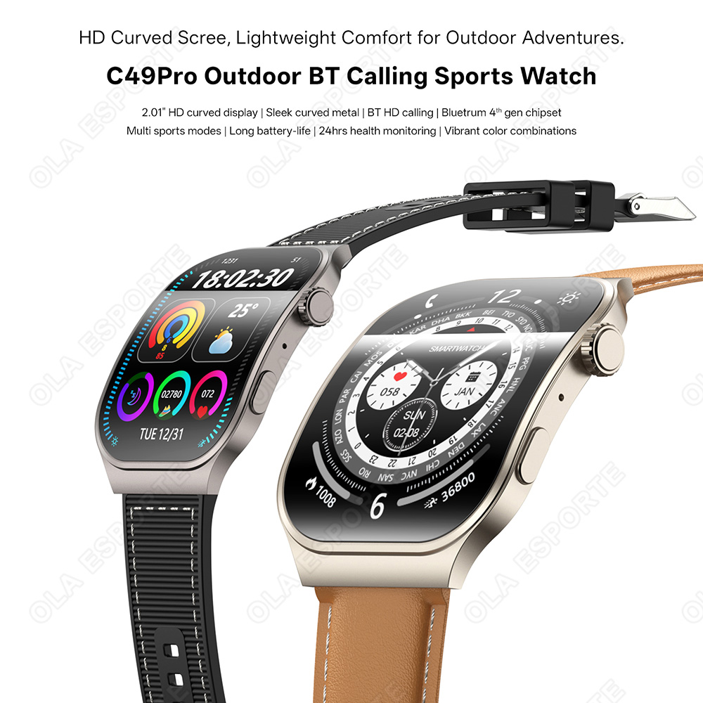 New Curved Screen Smart Watch  - đánh giá và giá Outdoor Lighting Track