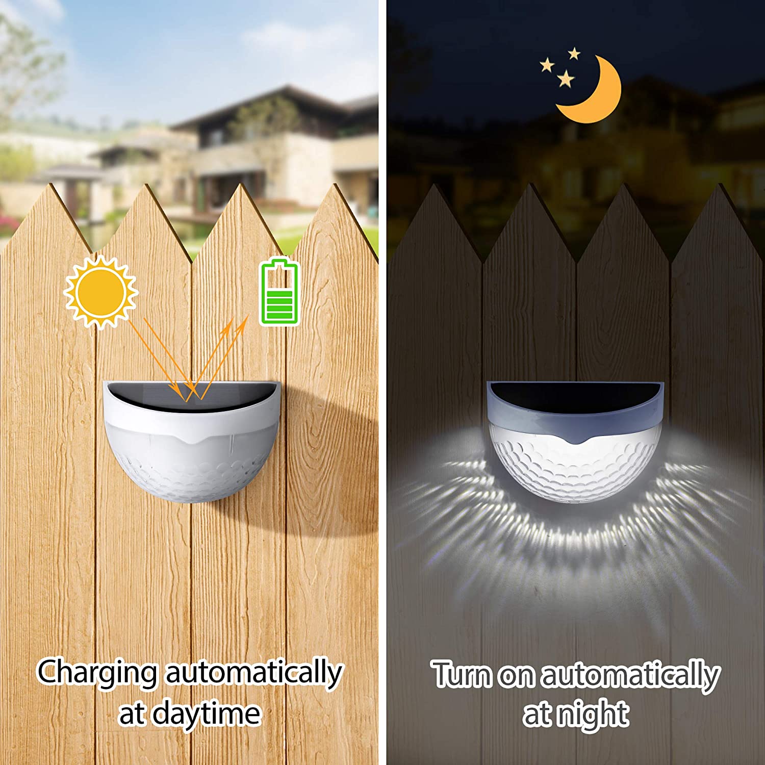 LED Solar Light Outdoor Wall L - đánh giá và giá Outdoor Lighting Effects