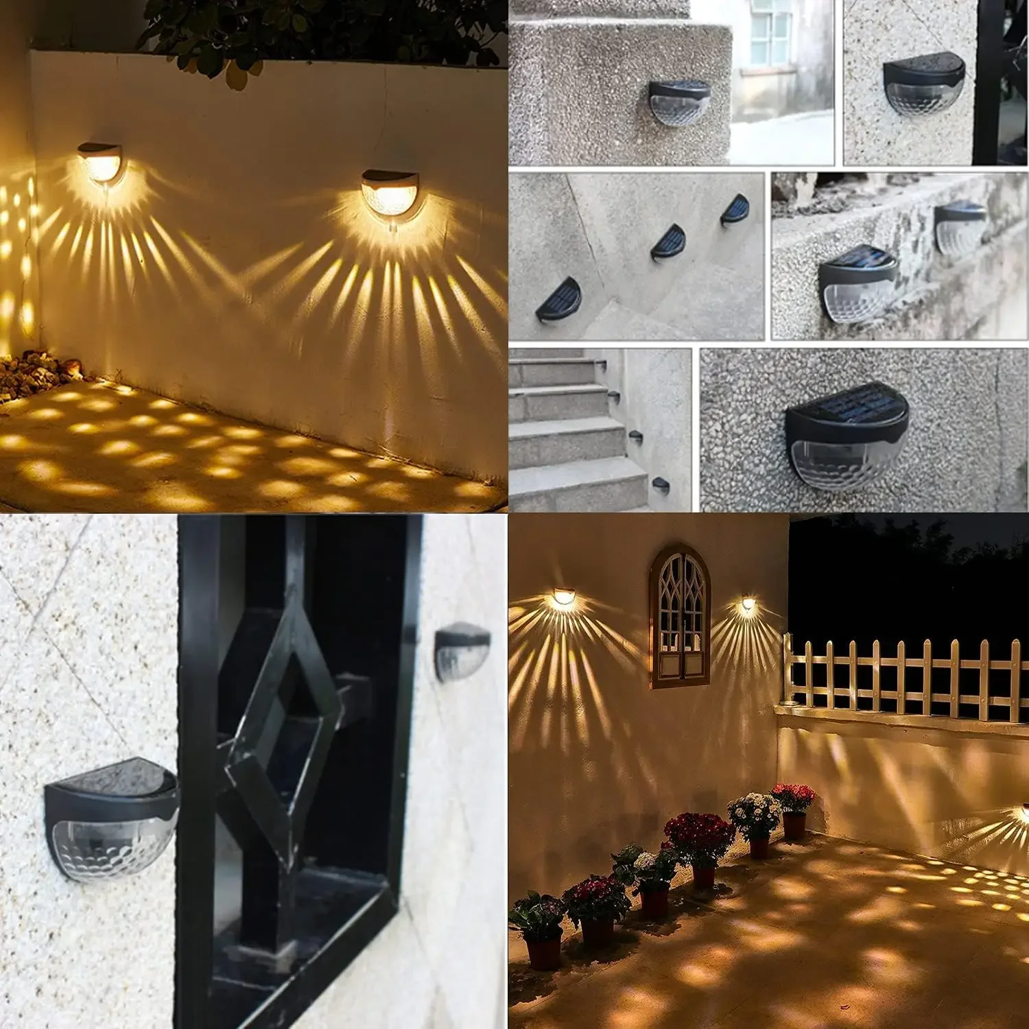 LED Solar Light Outdoor Wall L - đánh giá và giá Outdoor Lighting Effects