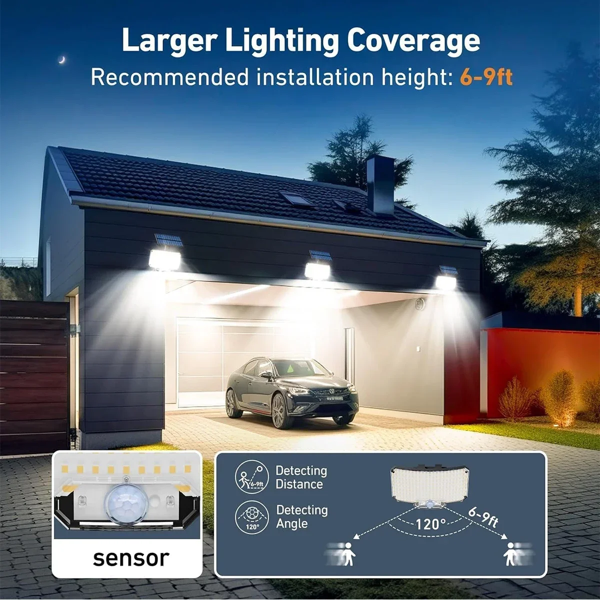 234LED Solar Outdoor Lights Mo - đánh giá và giá Outdoor Lighting Waterproof