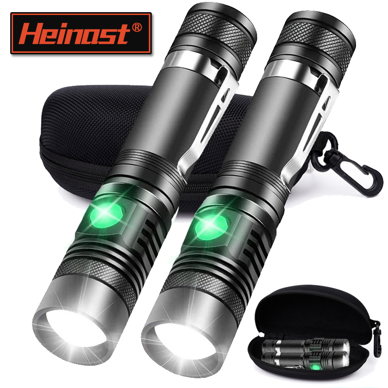 Rechargeable T6 Handheld Flash - đánh giá và giá Outdoor Lighting Black
