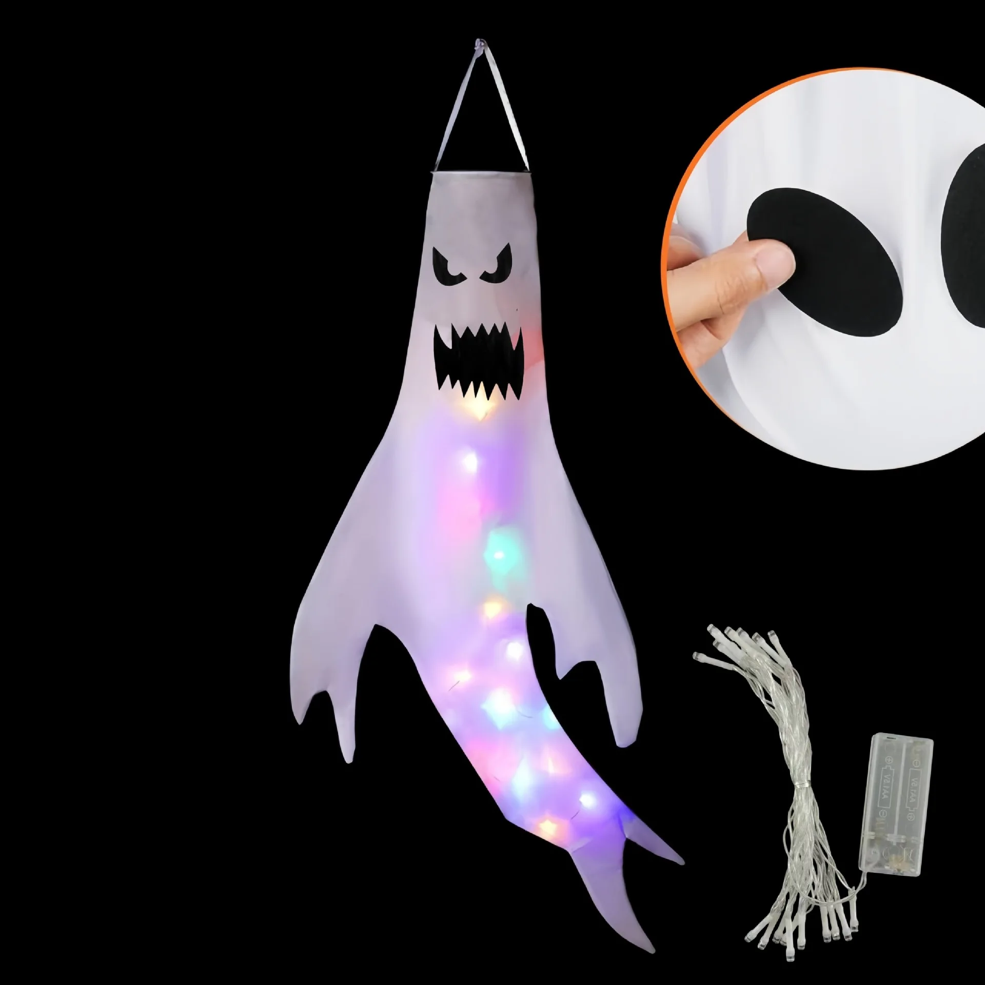 Halloween LED Ghost Windsock H - đánh giá và giá Outdoor Lighting Effects