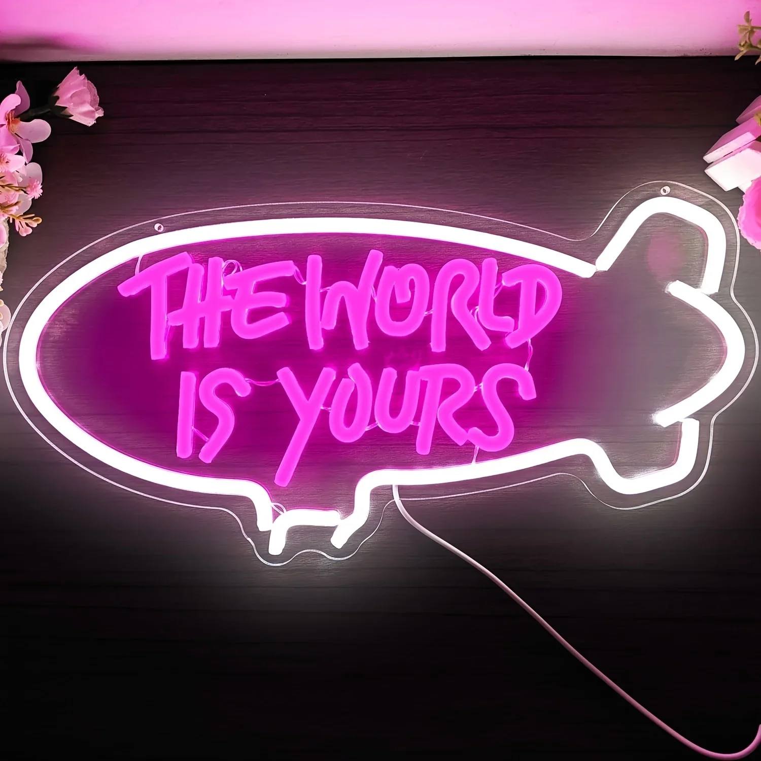 The World Is Yours Blimp Neon  - đánh giá và giá Outdoor Lighting For Your Home