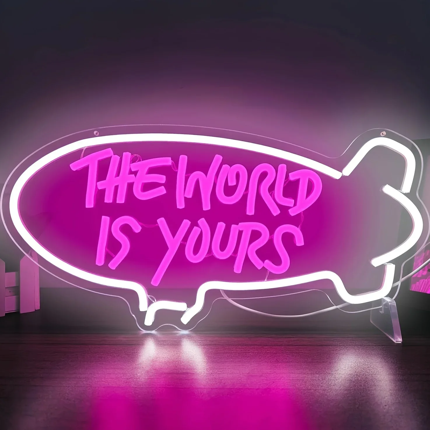 The World Is Yours Blimp Neon  - đánh giá và giá Outdoor Lighting For Your Home