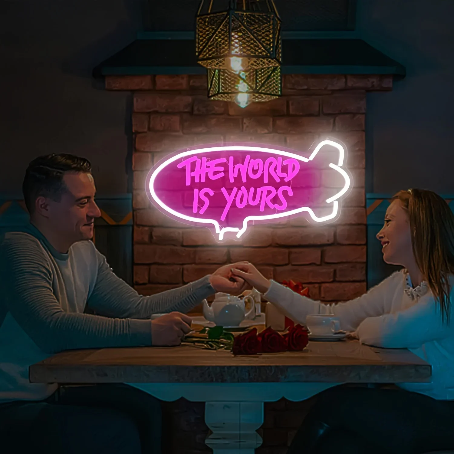 The World Is Yours Blimp Neon  - đánh giá và giá Outdoor Lighting For Your Home