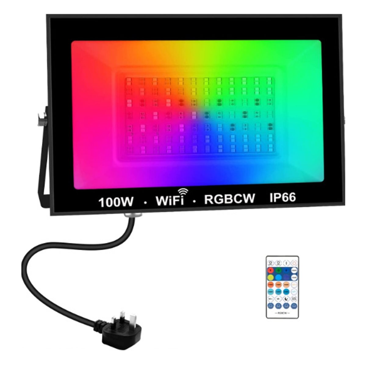 AA19 100W RGBCW LED Flood Ligh - đánh giá và giá Outdoor Lighting Uk