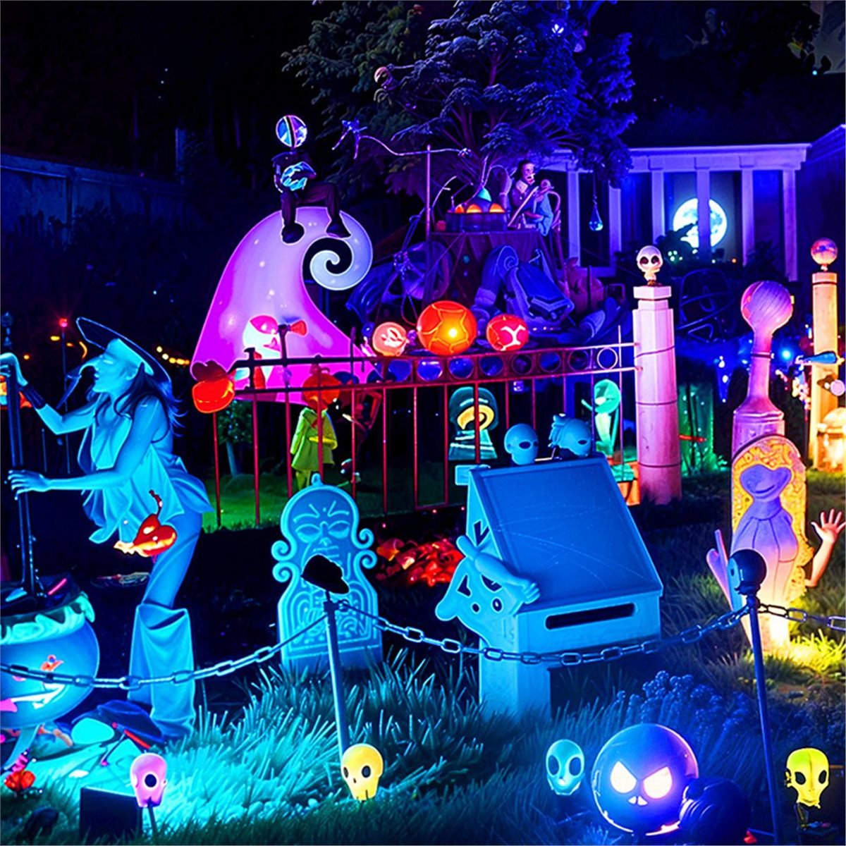 Nices 100W RGBCW LED Flood Lig - đánh giá và giá Outdoor Lighting Uk
