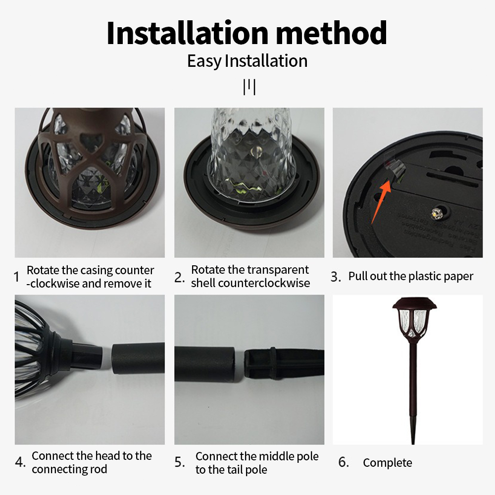 LED Solar Courtyard Lamp Outdo - đánh giá và giá Outdoor Lighting Pathway