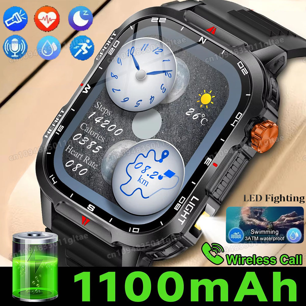 Military Outdoor Smart Watch M - đánh giá và giá Outdoor Lighting Track