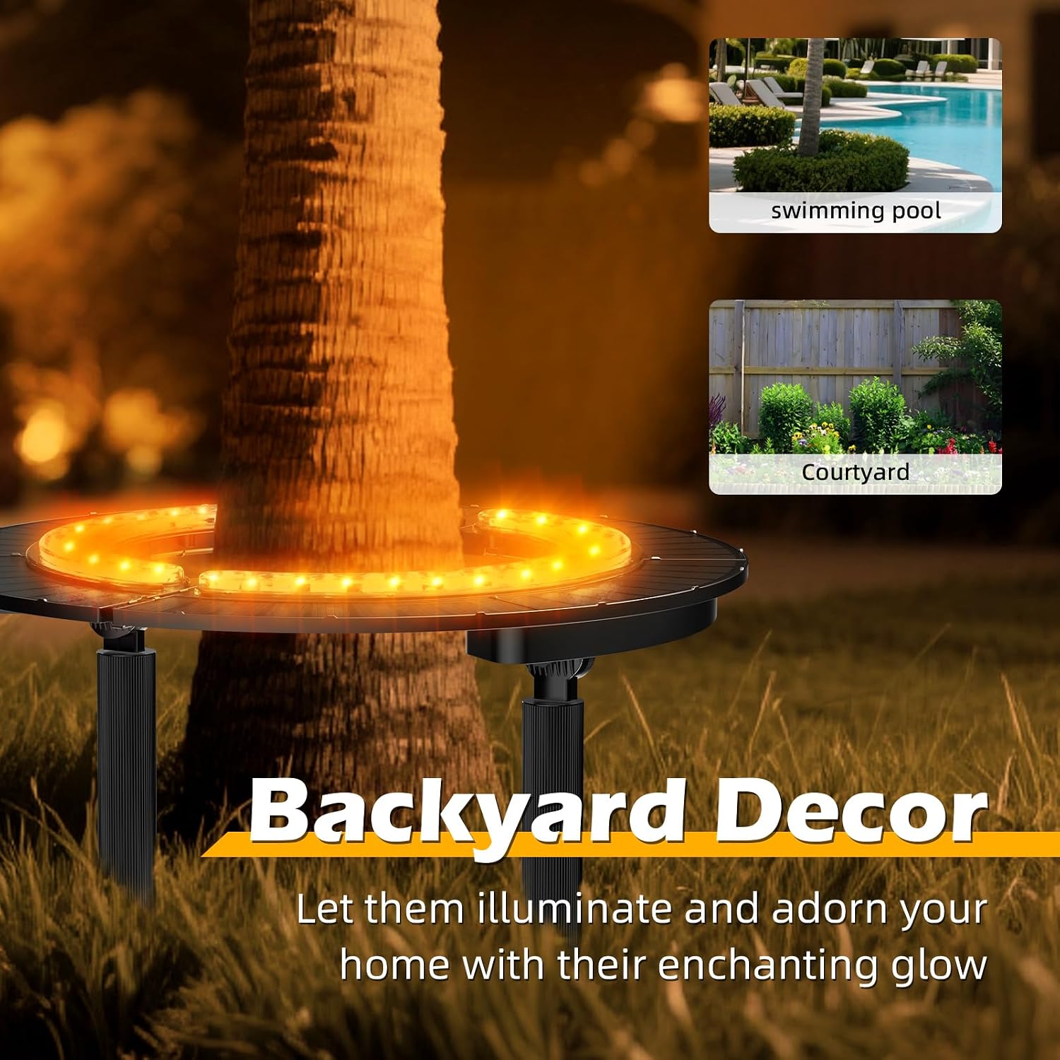 Solar Palm Tree Light Wireless - đánh giá và giá Outdoor Lighting Wireless