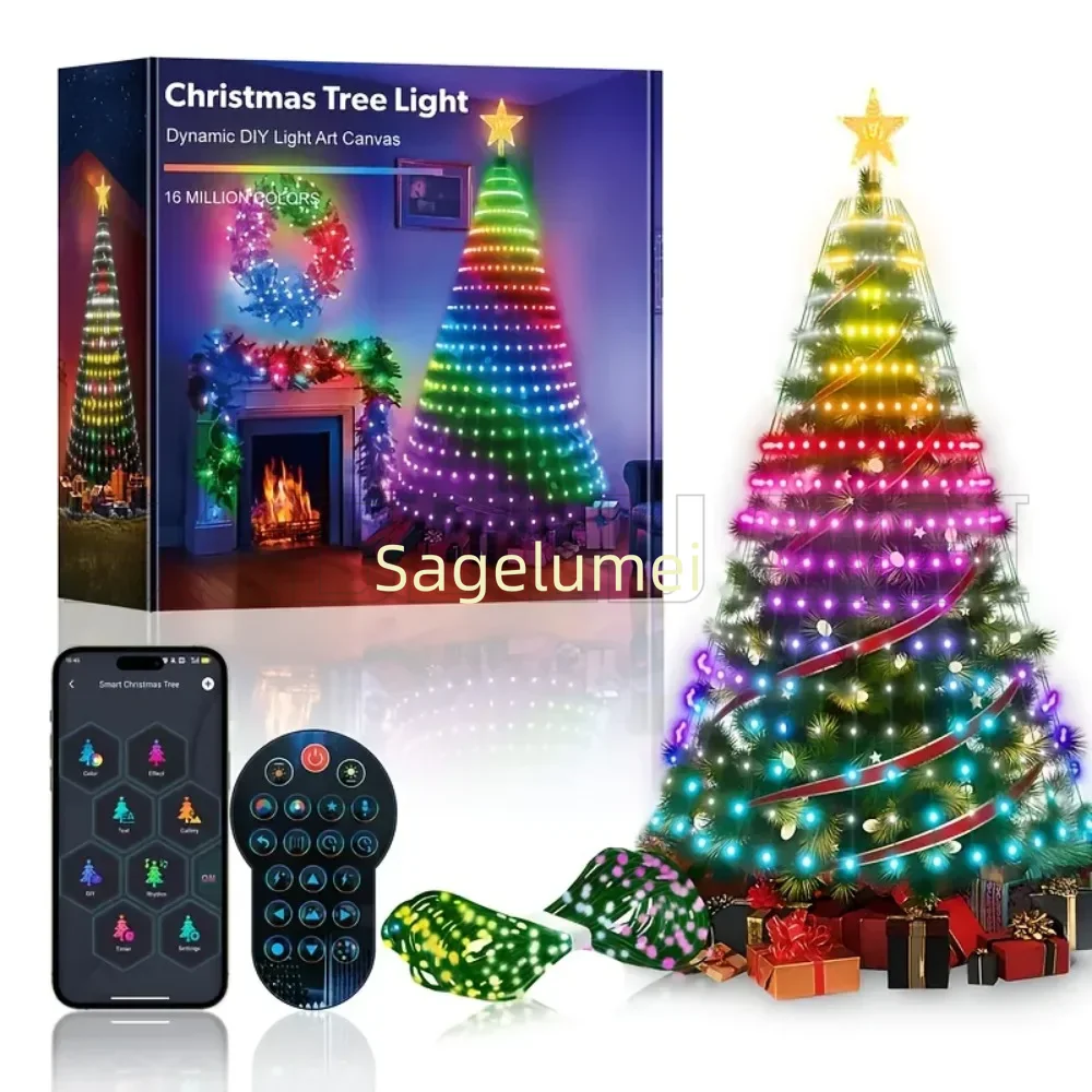 RGBIC 400LEDs Christmas Lights - đánh giá và giá Outdoor Lighting Uk