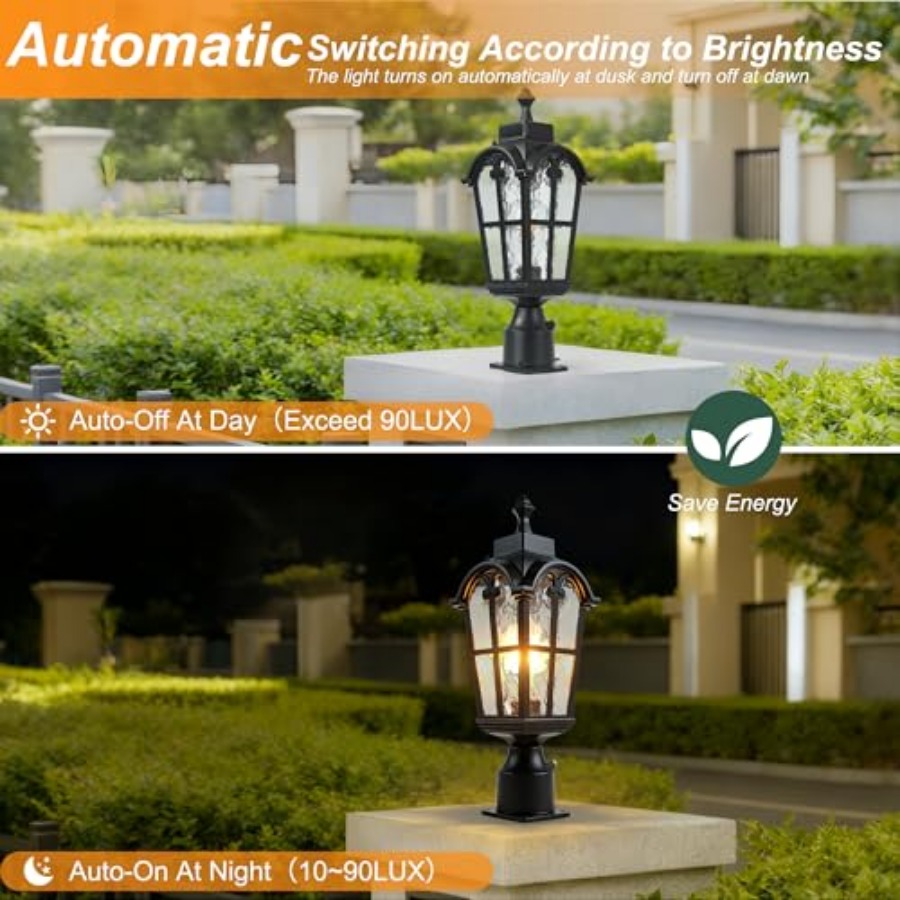 Sensor Outdoor Post Lights Wat - đánh giá và giá Outdoor Lighting Waterproof