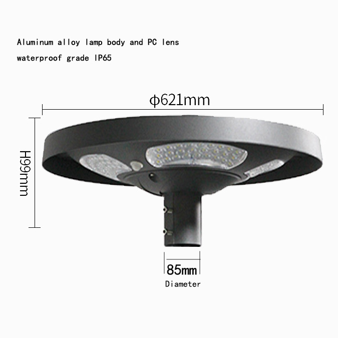 Waterproof IP65 UFO Solar LED  - đánh giá và giá Outdoor Lighting Ip65