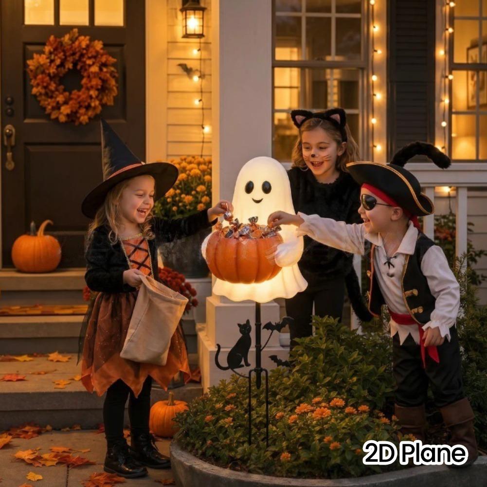 2D Halloween Ghost Pumpkin Can - đánh giá và giá Outdoor Lighting Pathway