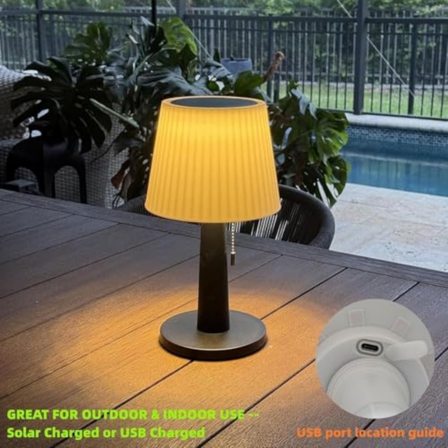 Solar Table Lamps Outdoor Indo - đánh giá và giá Outdoor Lighting Waterproof