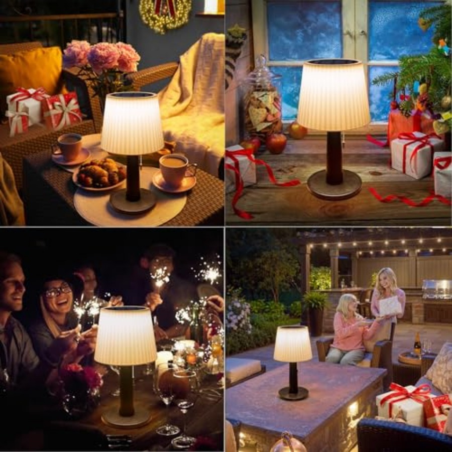 Solar Table Lamps Outdoor Indo - đánh giá và giá Outdoor Lighting Waterproof
