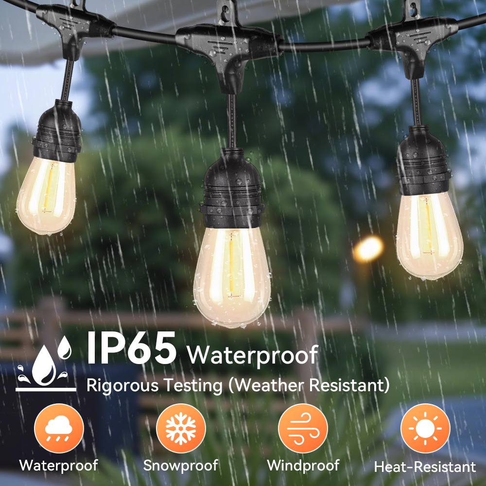 E27 Outdoor String Lights LED  - đánh giá và giá Outdoor Lighting Uk