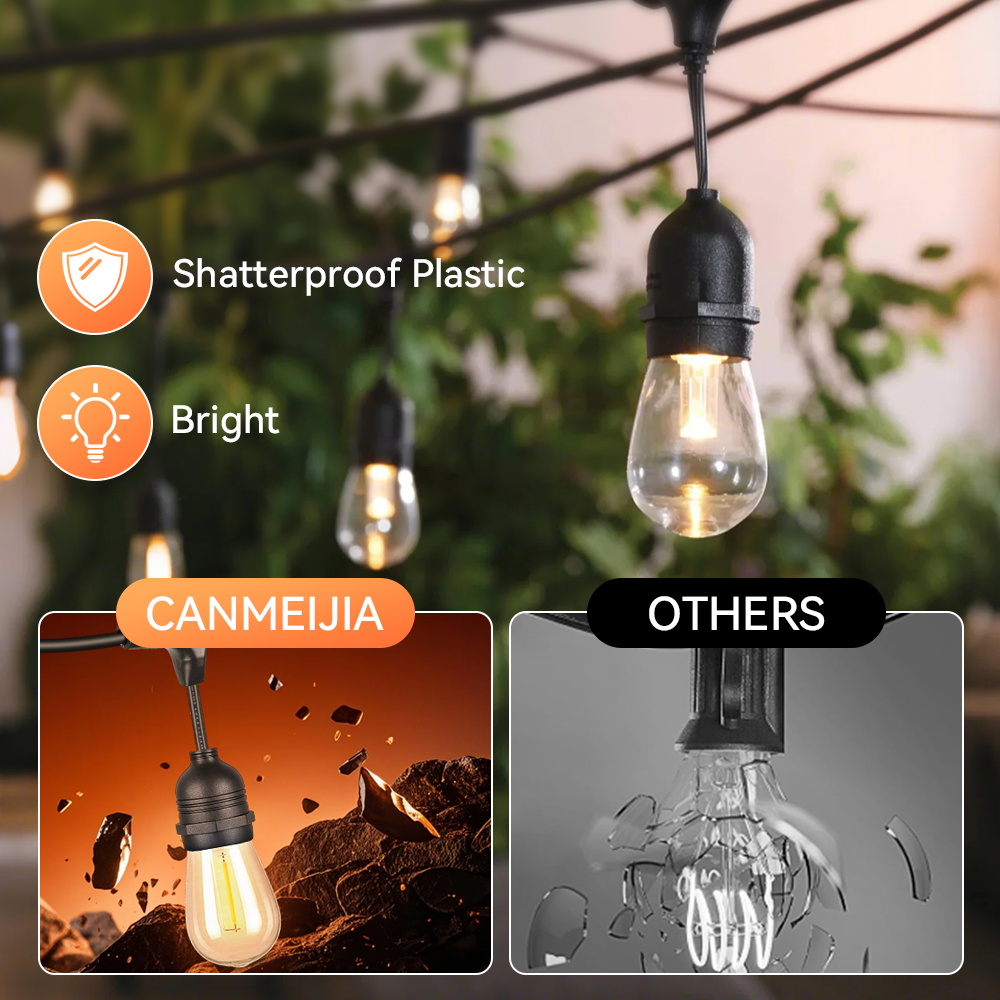 E27 Outdoor String Lights LED  - đánh giá và giá Outdoor Lighting Uk