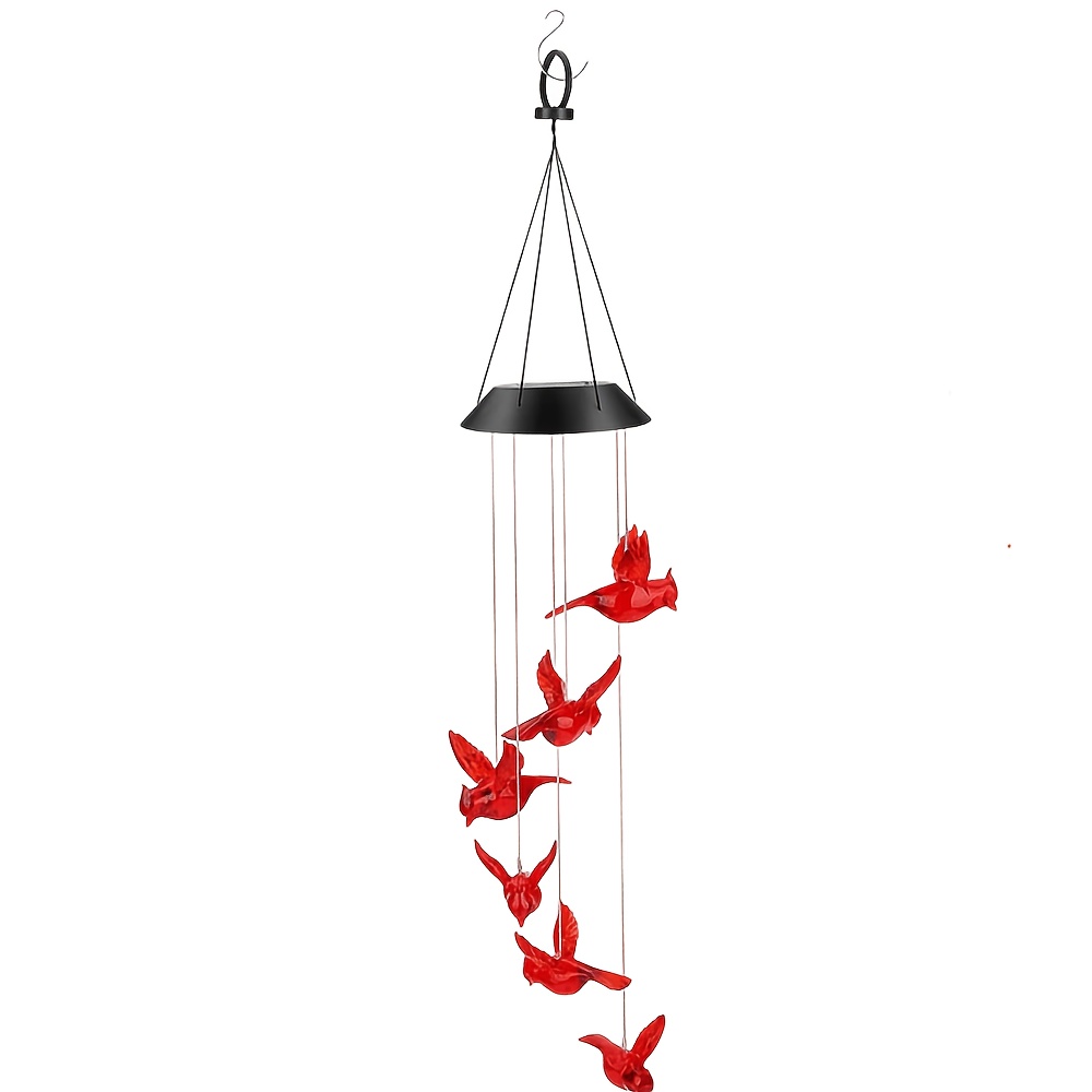 Solar-Powered Flaming Bird Win - đánh giá và giá Outdoor Lighting Waterproof